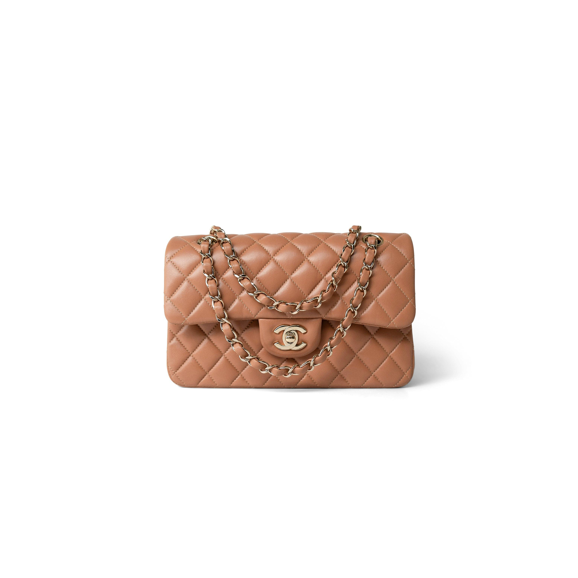 CHANEL LAMBSKIN SMALL CLASSIC FLAP BAG A01112 (23*14*6.5cm)